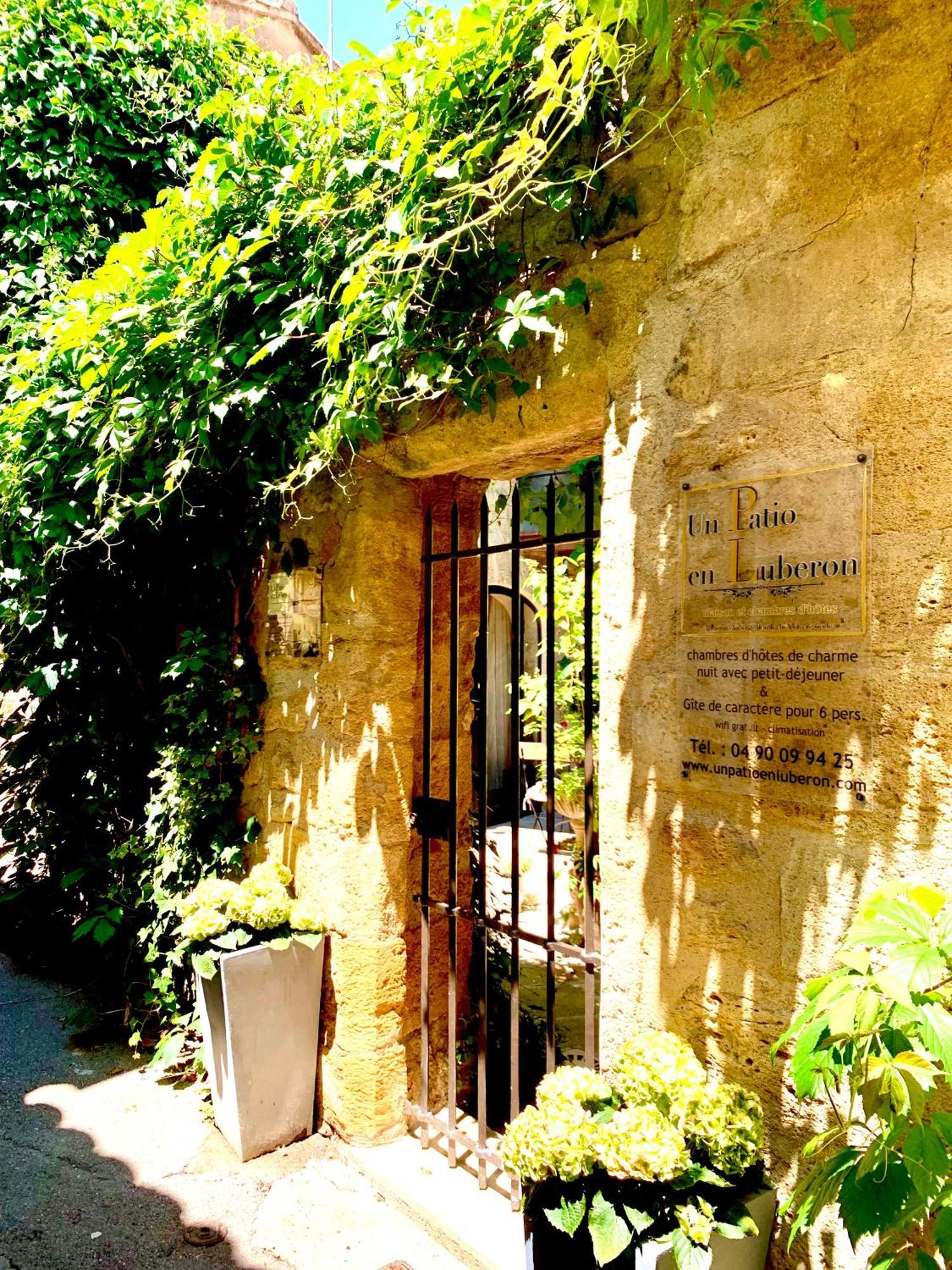 Bed and Breakfast Un Patio En Luberon Ansouis Zewnętrze zdjęcie